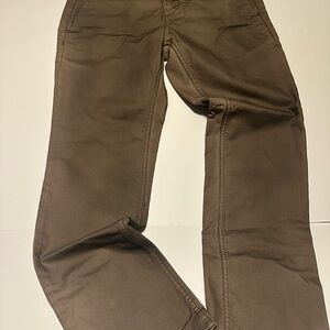Brown Casual Pants